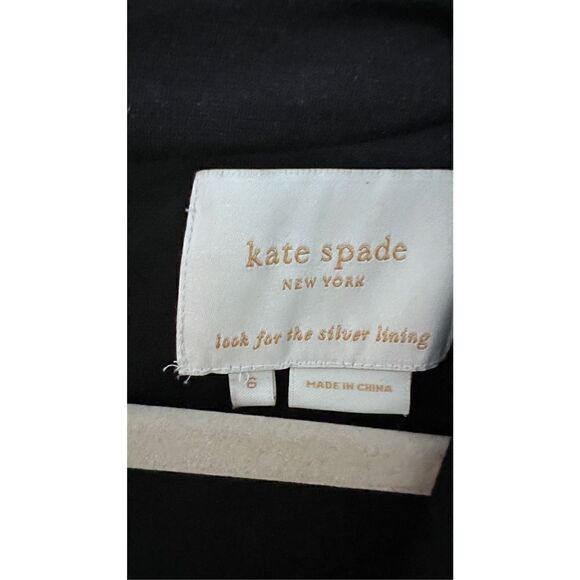 Kate Spade BACK ZIP CHAIN NECKLINE POCKETED DRESS WOMENS SZ 6 - Picture 6 of 14